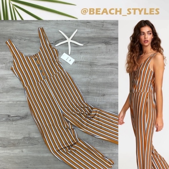 🔆RVCA🔆CARLTON JUMPSUIT - Picture 1 of 16